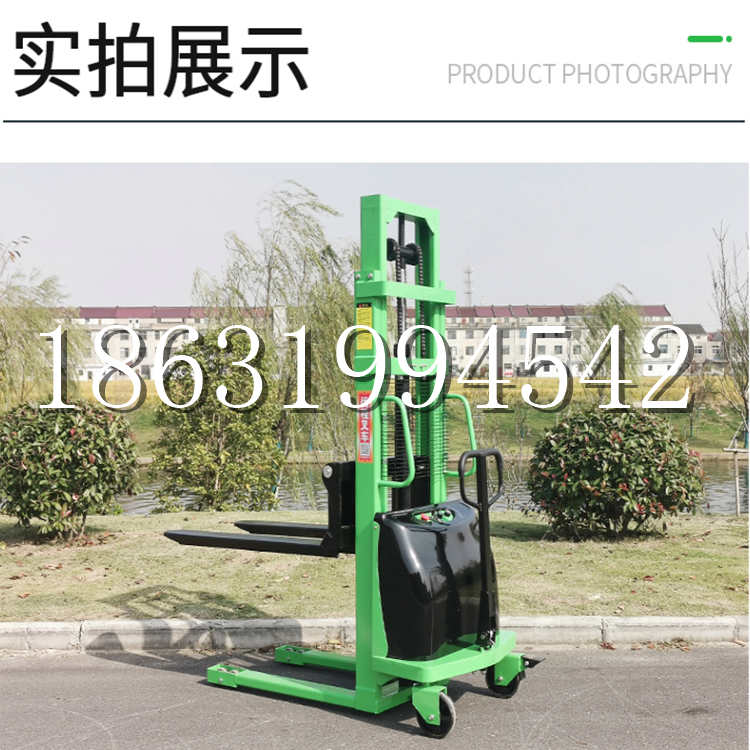静宁县电动叉车堆高车液压铲车电瓶1吨2吨站驾步行式小型全自动叉车